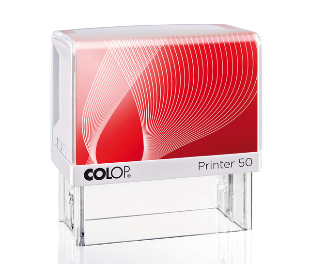 Tekststempel Colop Printer 50 personaliseerbaar 7regels 69x30mm afbeelding