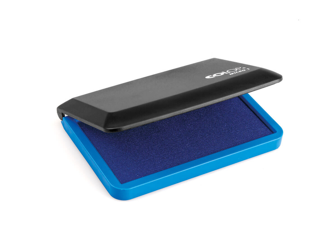 Inktkussen Colop Micro 1 90x50mm blauw afbeelding
