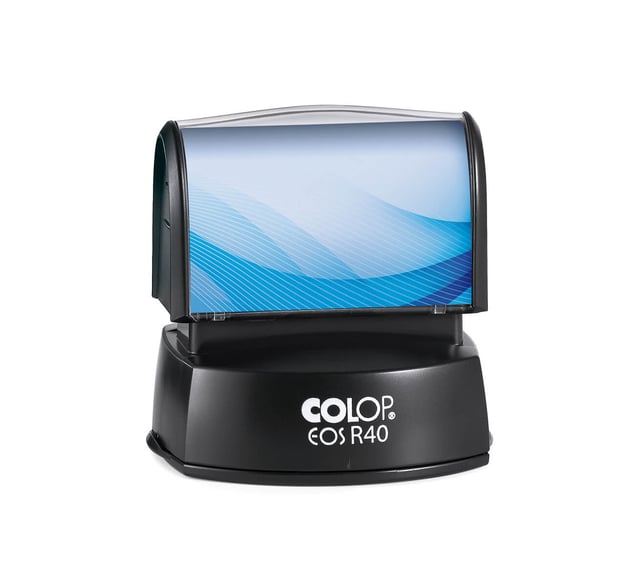 Tekststempel Colop EOS R 40 personaliseerbaar met stempelplaat afbeelding