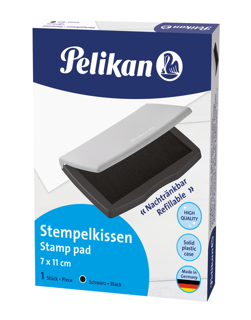 Stempelkussen Pelikan 2E 110x70mm zwart afbeelding