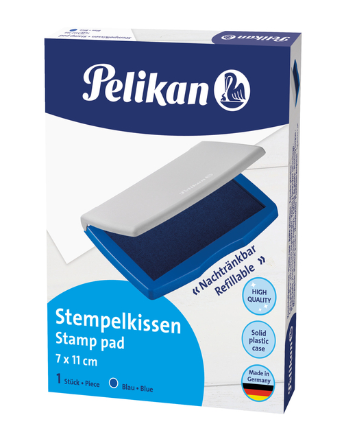 Stempelkussen Pelikan 2E 110x70mm blauw afbeelding