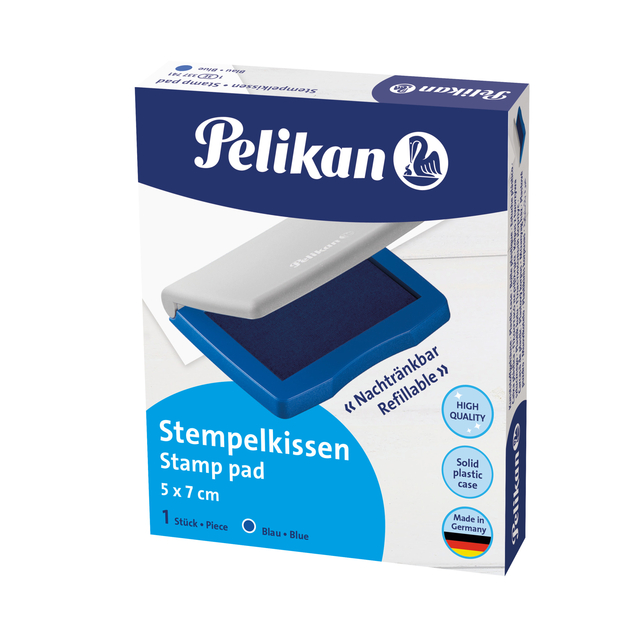 Stempelkussen Pelikan 3E 50x70mm blauw afbeelding