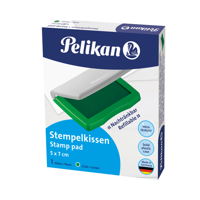 Stempelkussen Pelikan 3E 50x70mm groen afbeelding