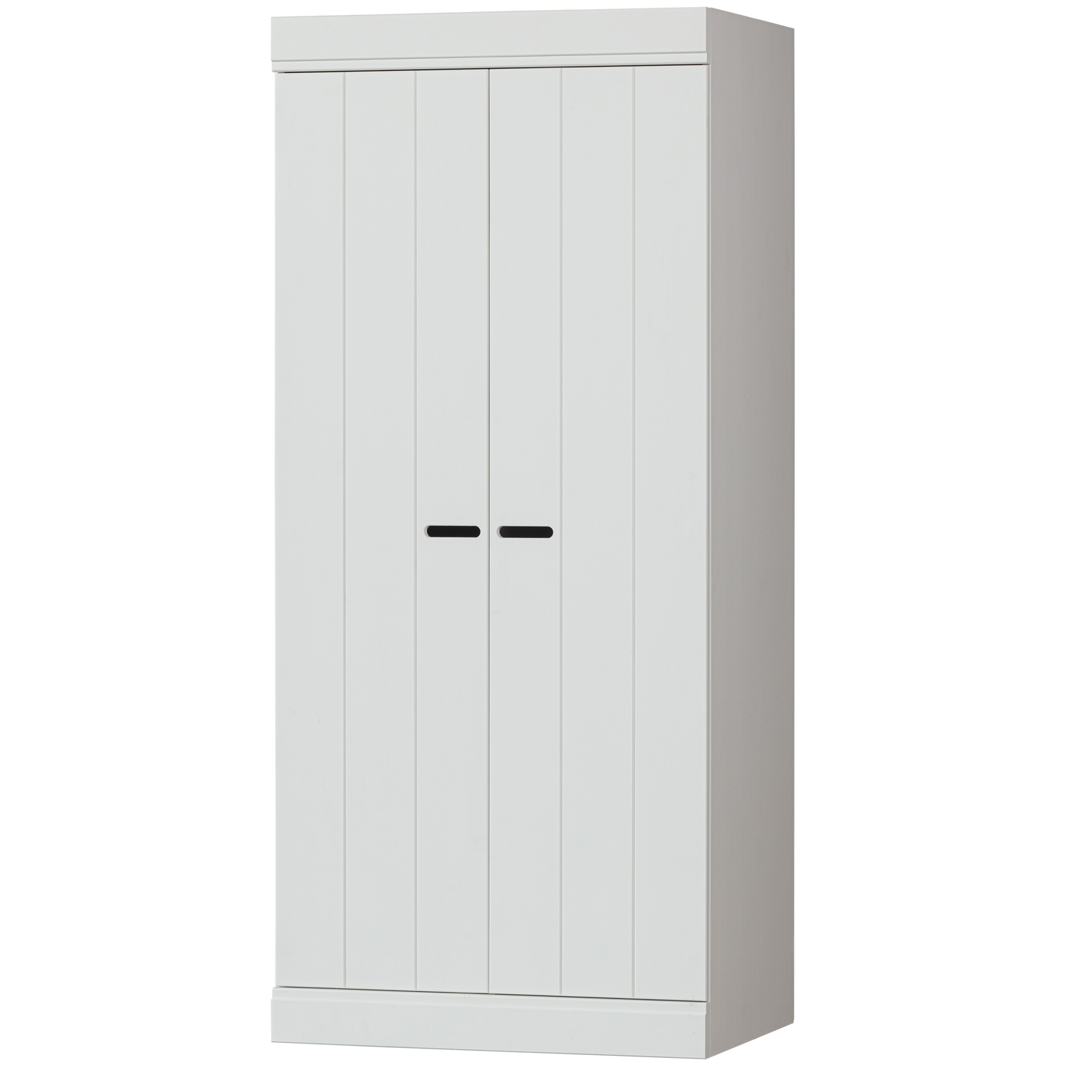 WOOOD Lage Kast Connect 2 Drs Grenen Wit [Fsc]