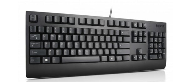 Lenovo 4X30M86893 toetsenbord Universeel USB QWERTZ Duits Zwart