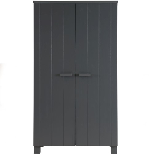 Kast Dennis Grenen Steel Grey Geborsteld [Fsc]