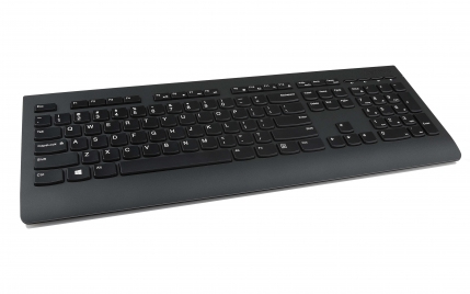 Lenovo 4X30H56844 toetsenbord Universeel RF Draadloos Belgisch, Frans Zwart afbeelding