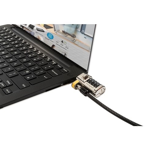DELL 461-AAEU kabelslot Zwart, Roestvrijstaal 1,8 m afbeelding