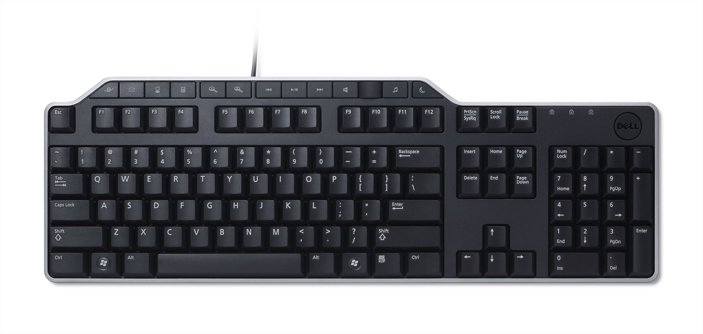 DELL KB522 toetsenbord Universeel USB QWERTY US International Zwart afbeelding