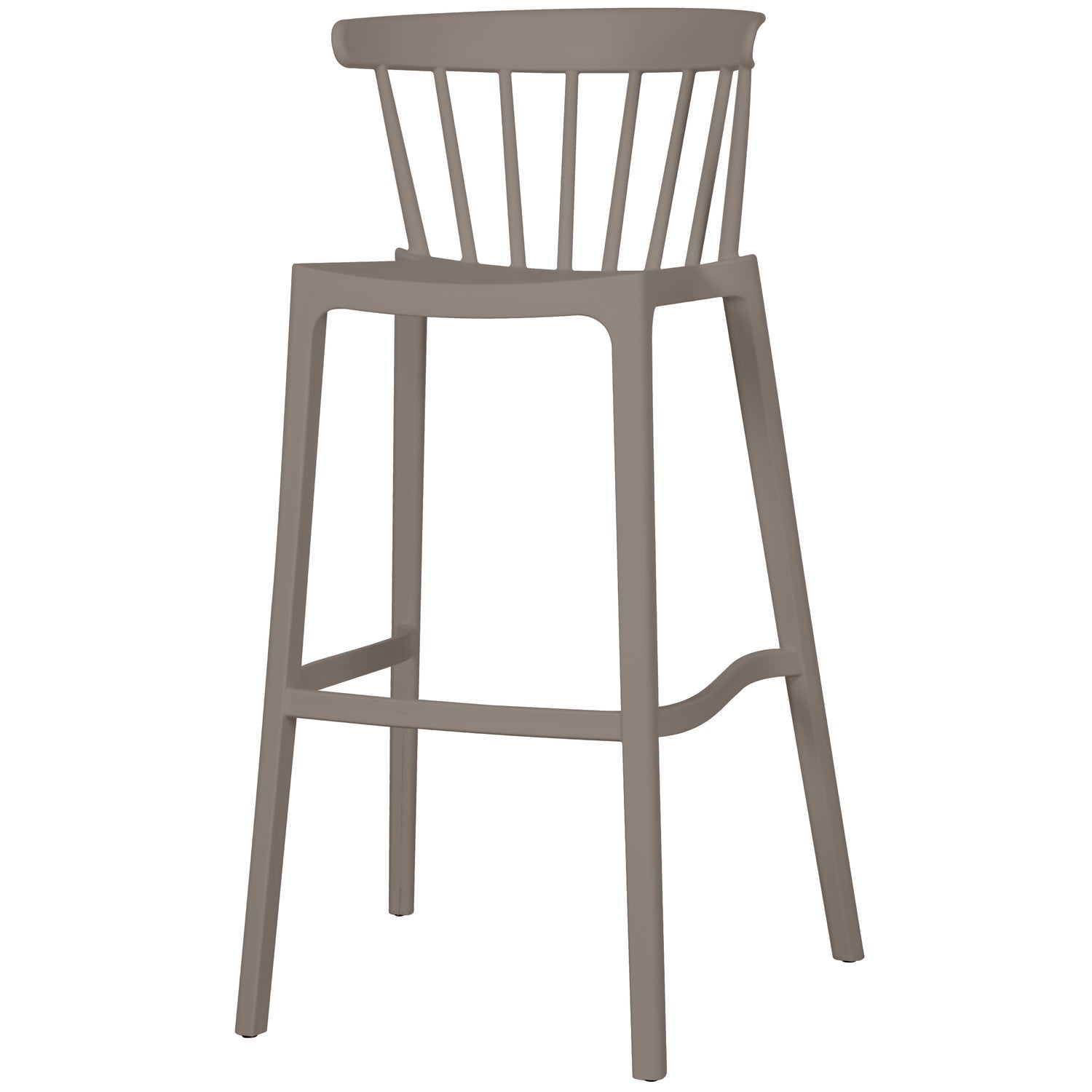 Barstoel Bliss Buiten Kunststof Taupe afbeelding