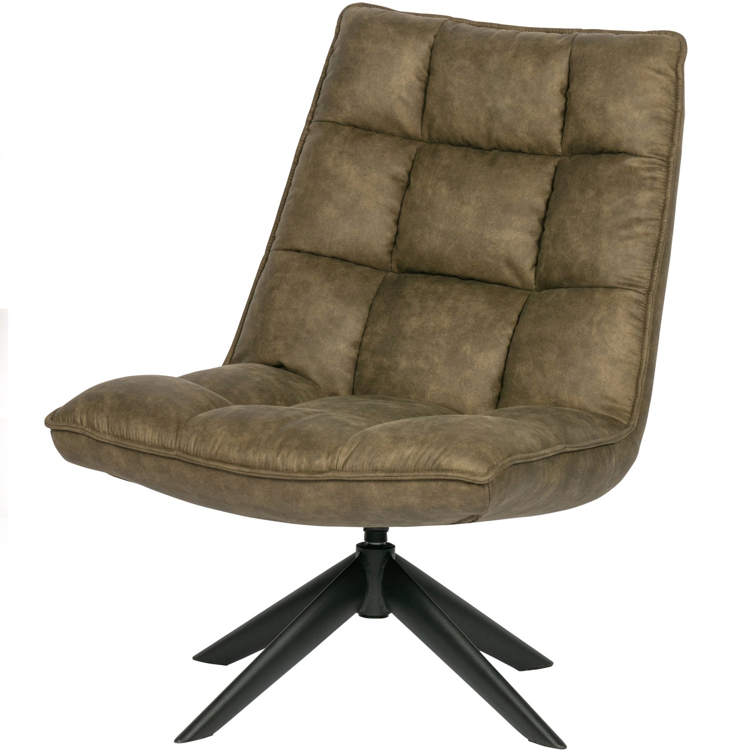 Draaifauteuil Jouke Kunstleer Groen afbeelding