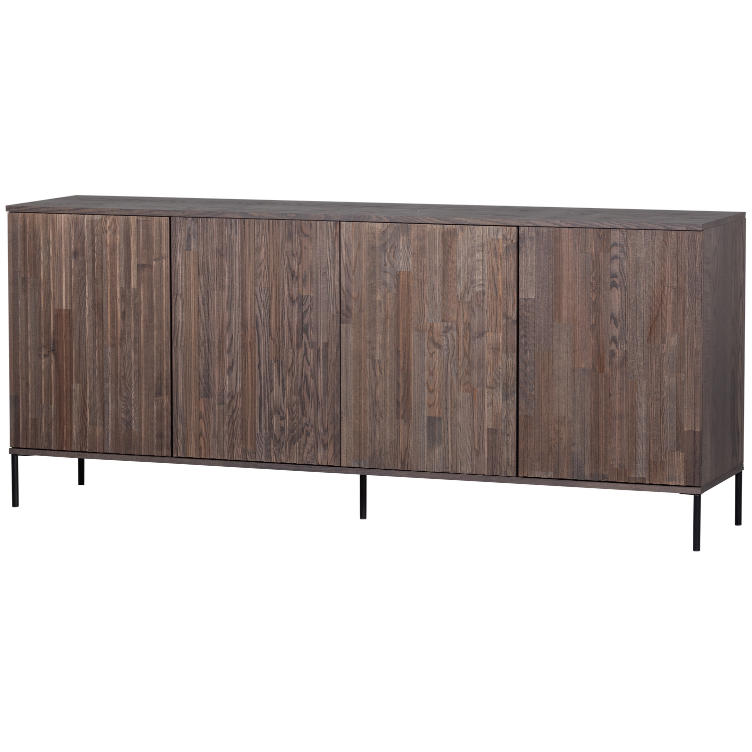 WOOOD NEW GRAVURE DRESSOIR 200 CM ESSEN FINEER ESPRESSO [fsc]