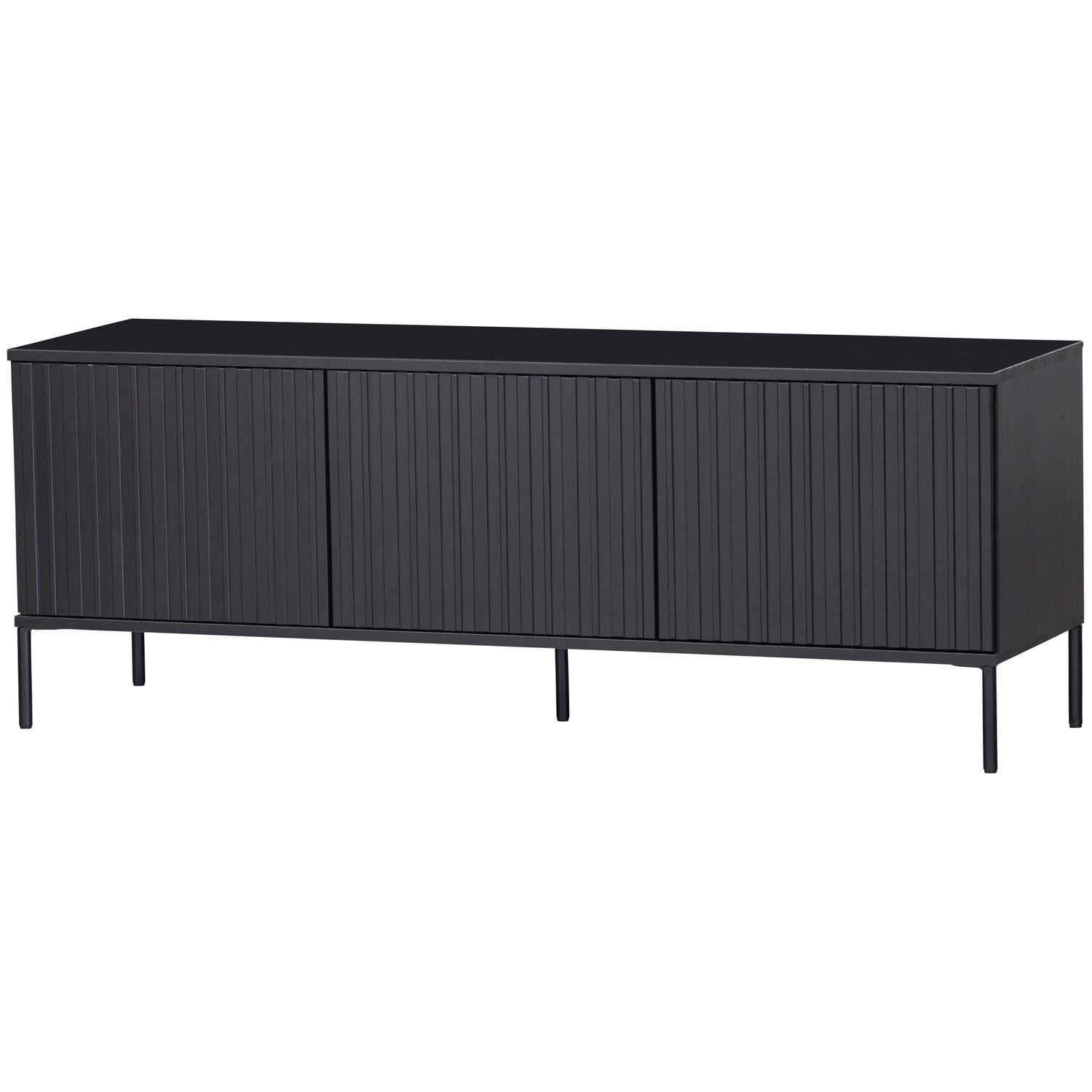 WOOOD NEW GRAVURE TV MEUBEL 150 CM GRENEN ZWART [fsc]