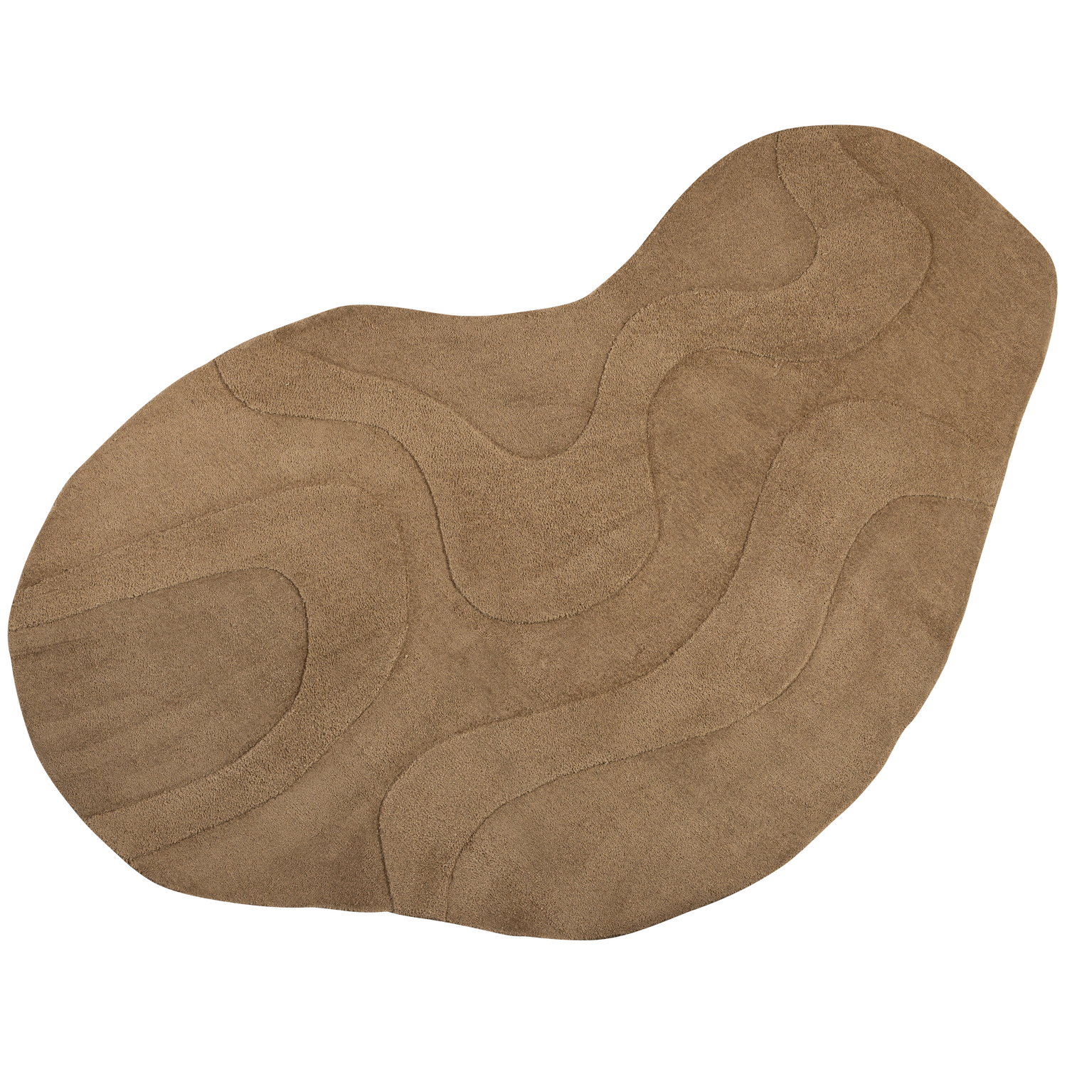 Vloerkleed Alya organisch pale brown 170x240cm afbeelding