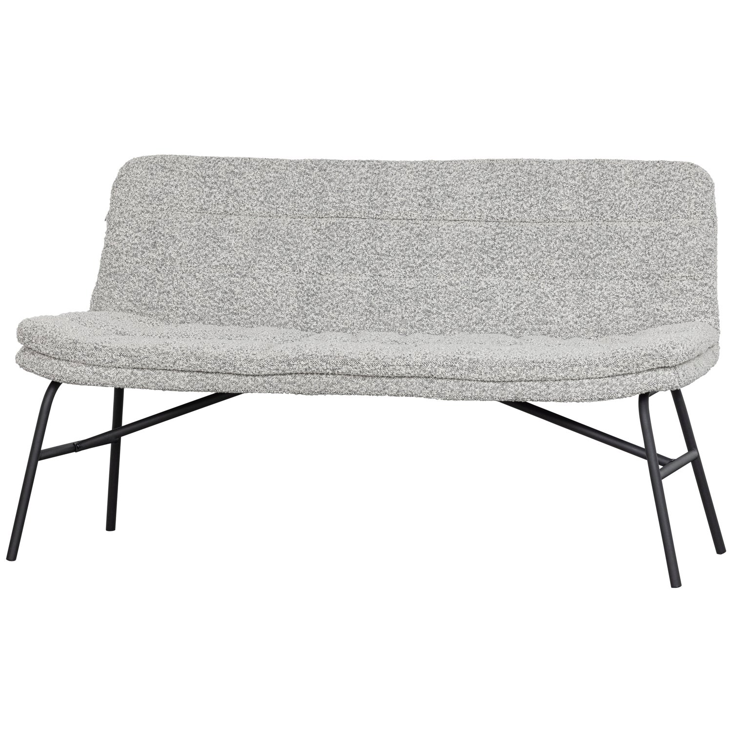 WOOOD Eetkamerbankje Lucy Boucle Off White Melange