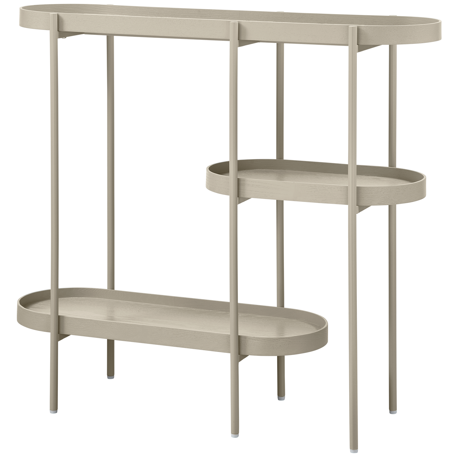 NOAN SIDETABLE HOUT/METAAL ANTIQUE BEIGE afbeelding
