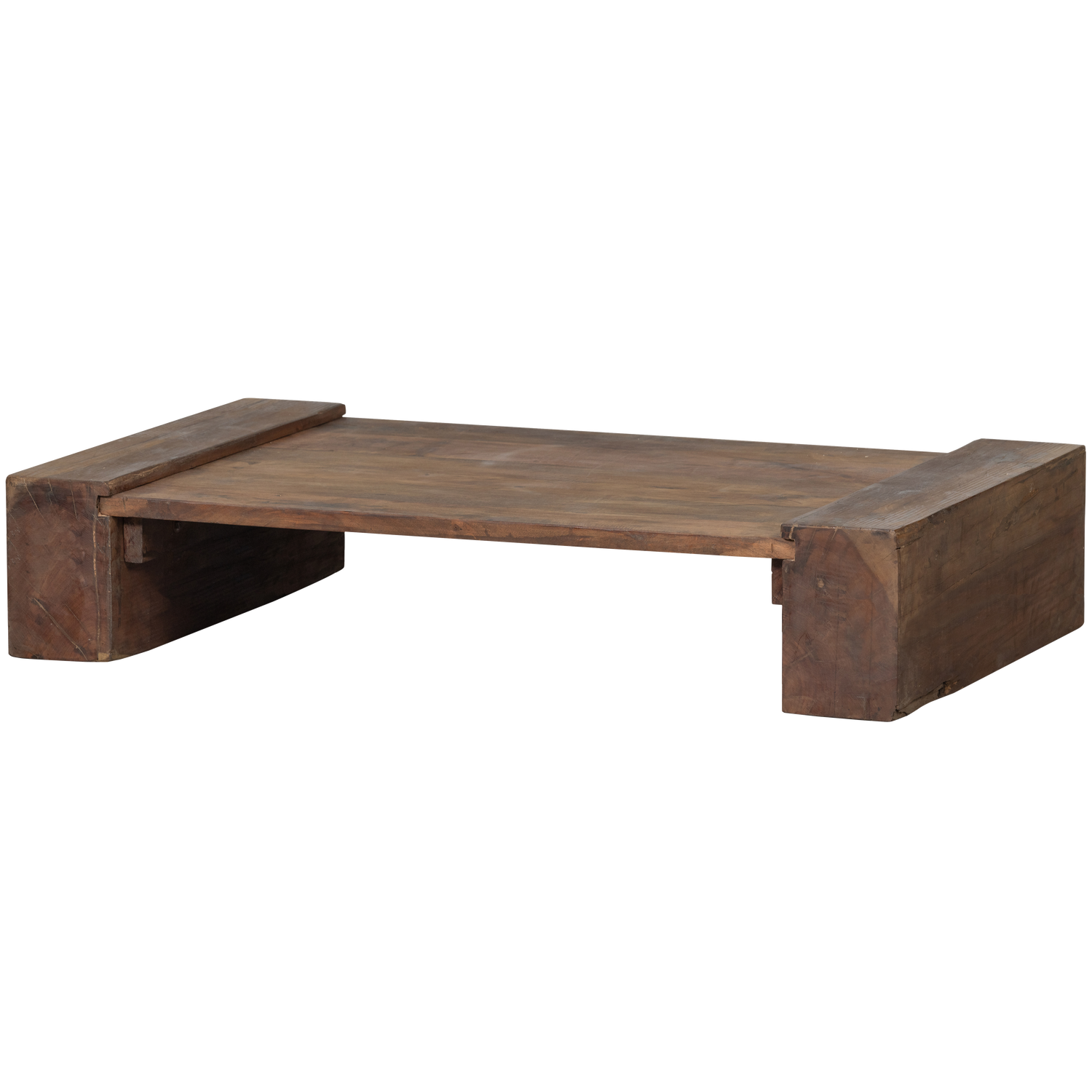 CUNO SALONTAFEL LAAG HOUT DONKERBRUIN afbeelding