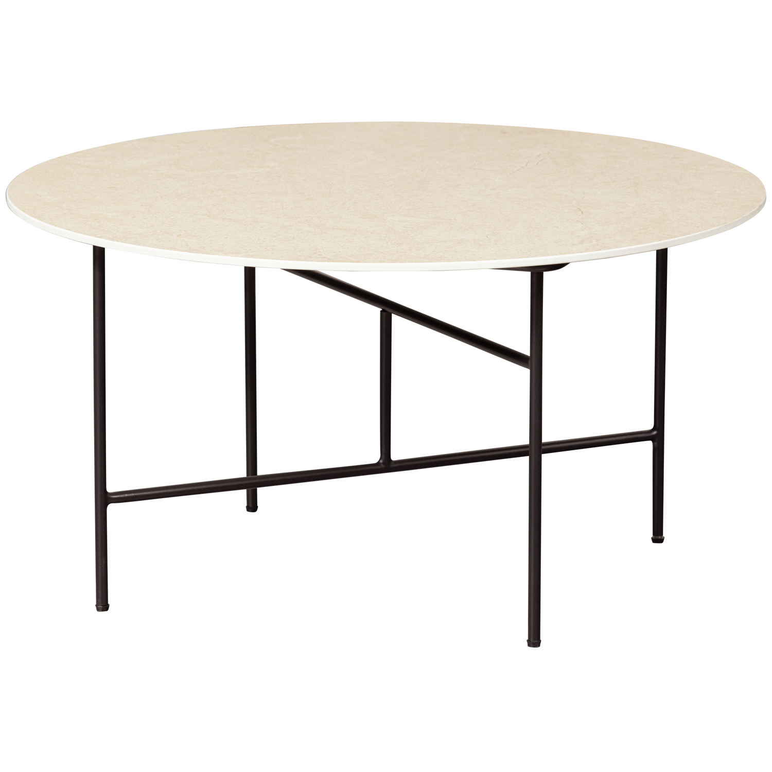 VIDA BIJZETTAFEL MET NATUREL MARMEREN LOOK BLAD 40xO75 afbeelding