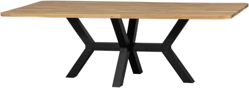 Combi-Tablo: Xl Tafelblad Eiken 240X100 & Zeeland Poot [Fsc]