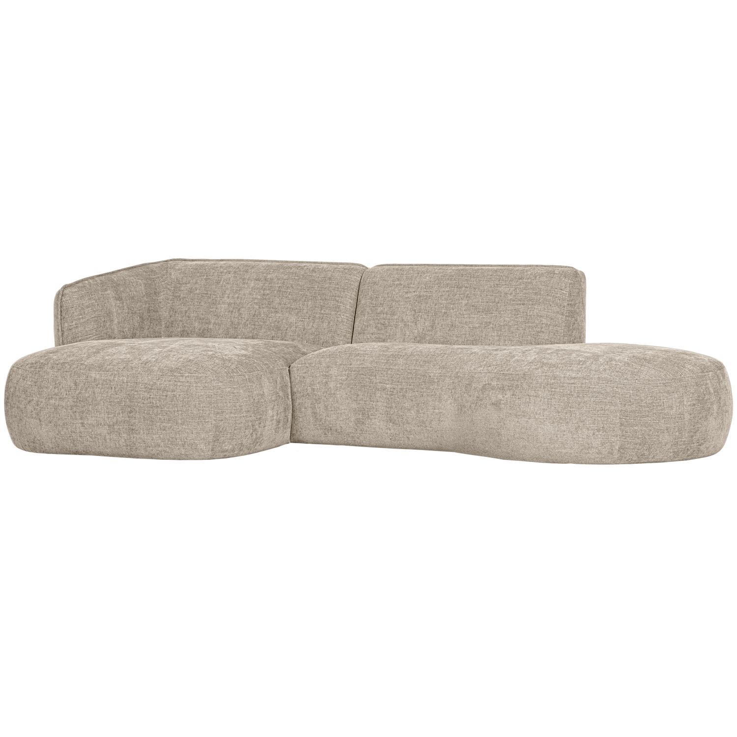POLLY CHAISE LONGUE LINKS ZAND afbeelding