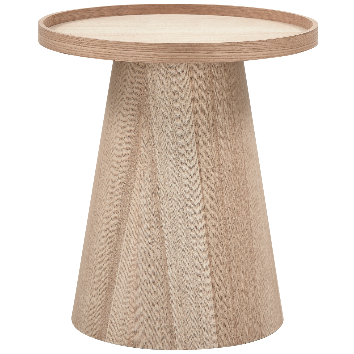 WOOOD Bijzettafel Maud Conisch Hout Naturel 50Xo45Cm