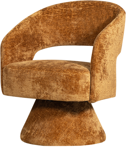 Draaibare Fauteuil Ebba Chenille Terra