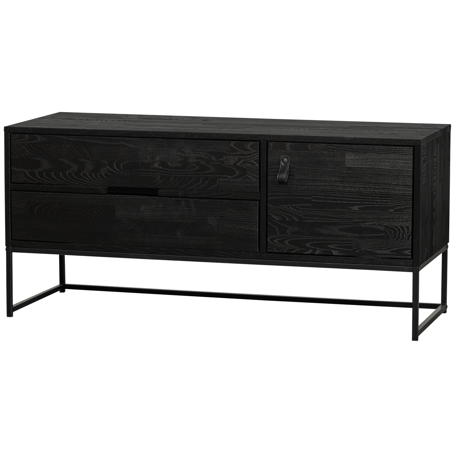 WOOOD SILAS TV MEUBEL 120CM ESSEN BLACKNIGHT [fsc]