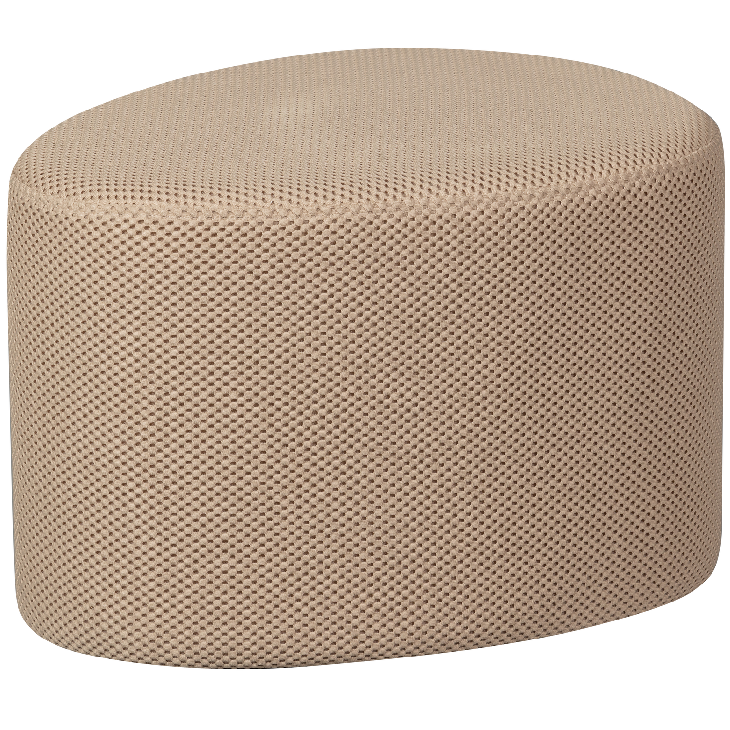 WOOOD Poef Puuk Mesh Naturel 38x60x47cm