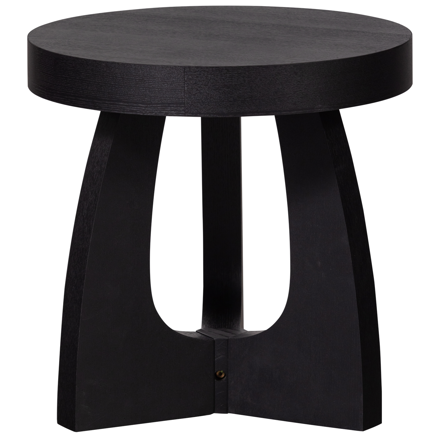 WOOOD Tala bijzettafel mdf fineer zwart 45 x 45cm