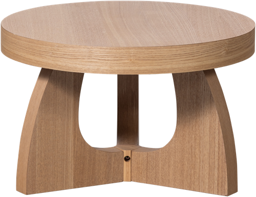 TALA BIJZETTAFEL MDF FINEER NATUREL 35xO55CM