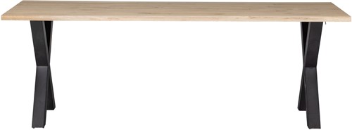 Combi-Tablo: Boomstam Eiken 220X90 & Alkmaar Poot [Fsc]