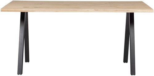 Combi-Tablo: Boomstam Eiken 160X90 &  2-Standen Vierk  [Fsc]