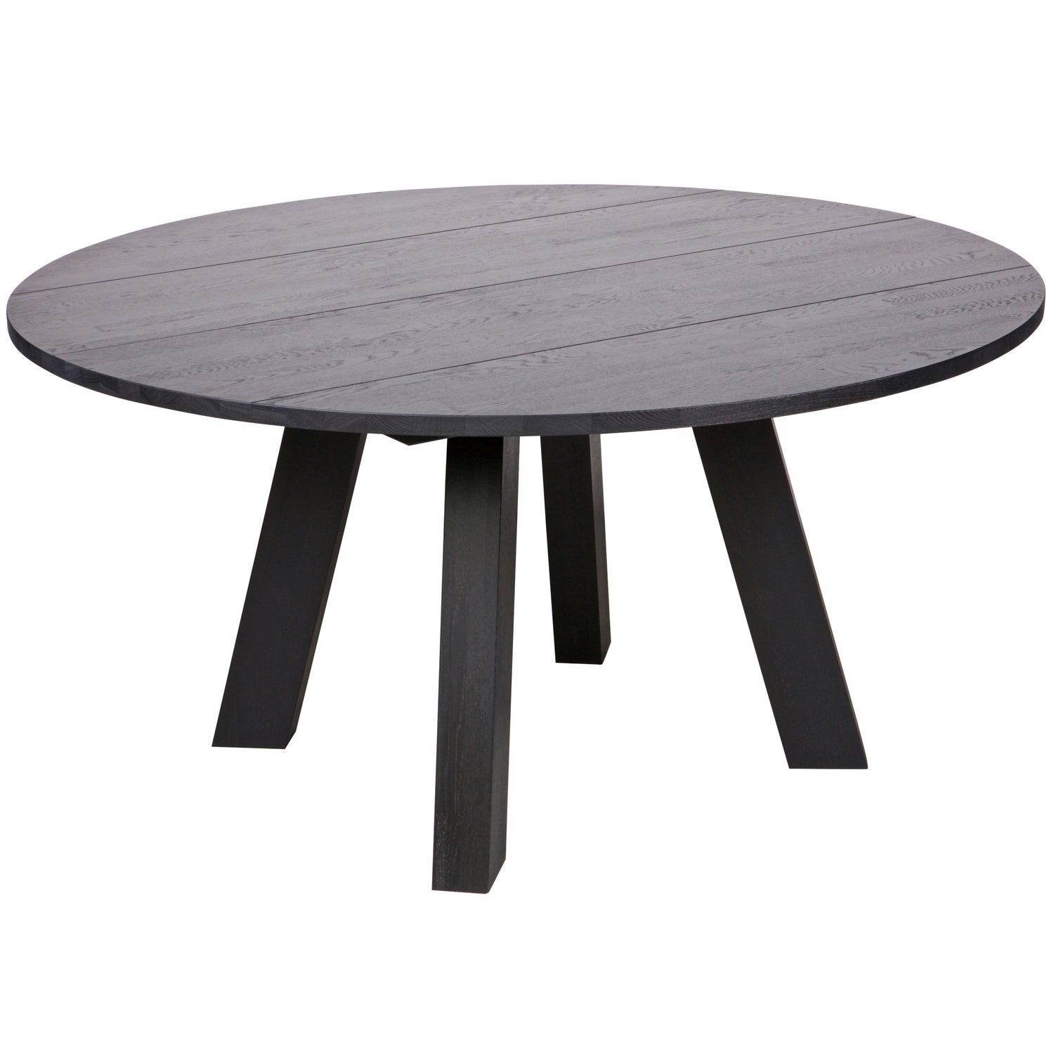Rhonda Xl Eettafel O150Cm Eiken Blacknight [Fsc] afbeelding