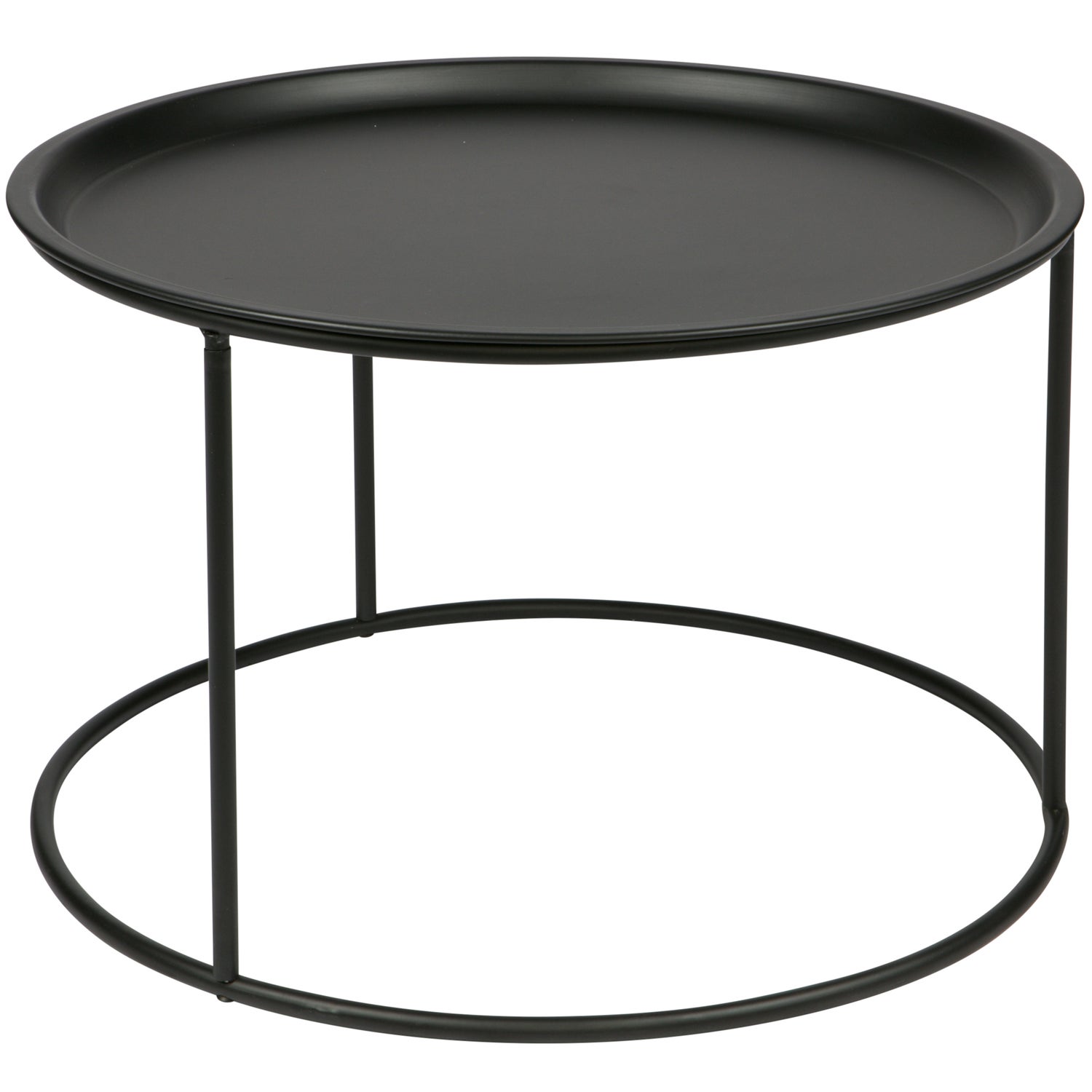 WOOOD Bijzettafel Ivar Large 56Cm Zwart