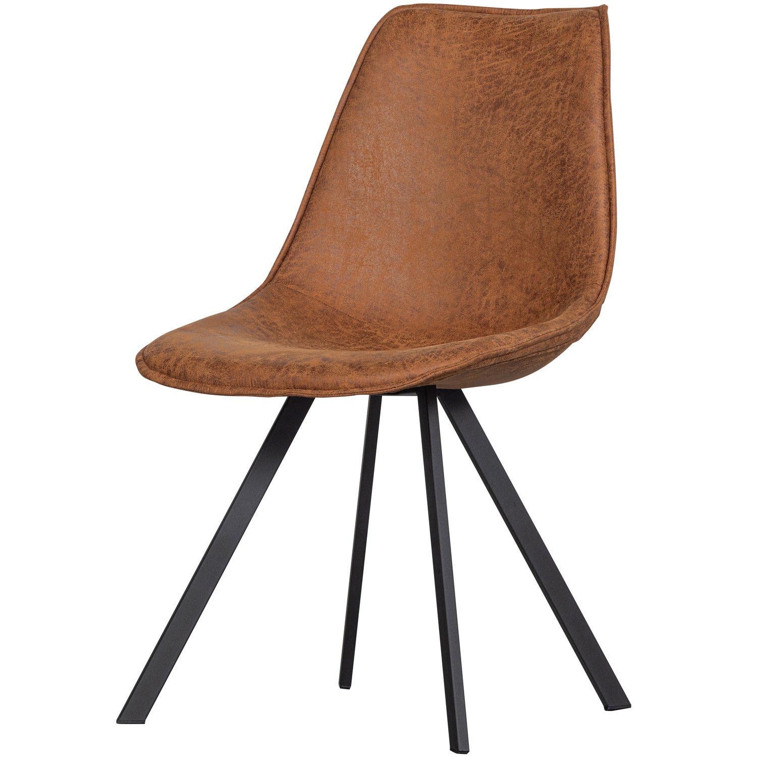 WOOOD Eetkamerstoel Set V 2 Swen Cognac
