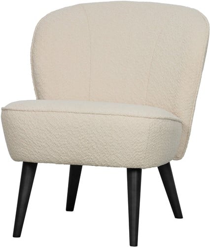 Fauteuil Sara Boucle Creme