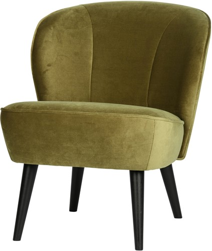 Fauteuil Sara Fluweel Army