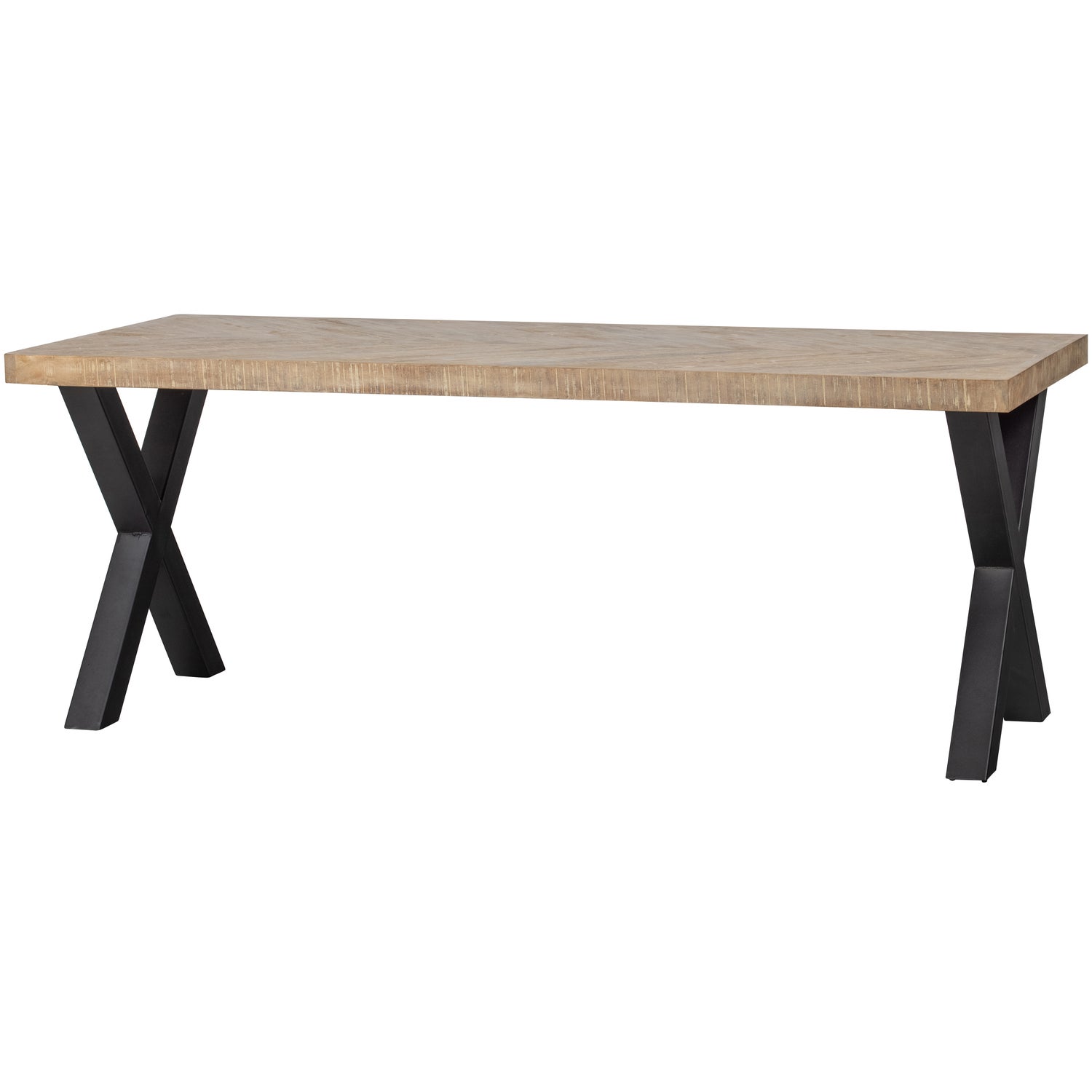 WOOOD Combi-Tablo: Mango Visgraat 200X90&Alkmaar Poot