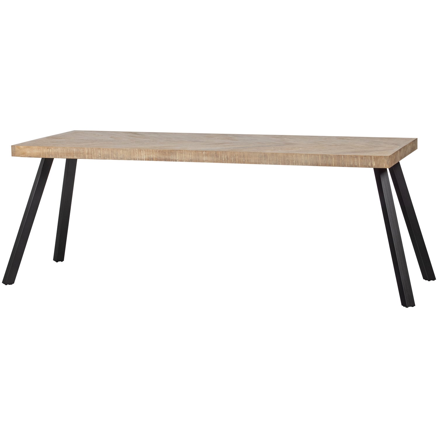 Combi-Tablo: Mango Visgraat 200X90 & 2-Standen Poot afbeelding