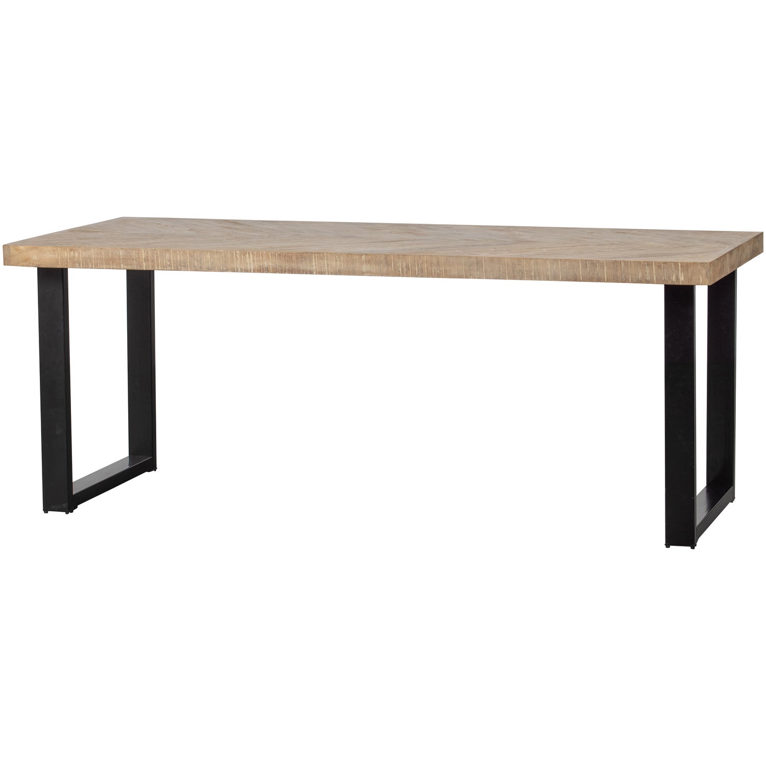 Combi-Tablo: Mango Visgraat 200X90 & U-Poot afbeelding