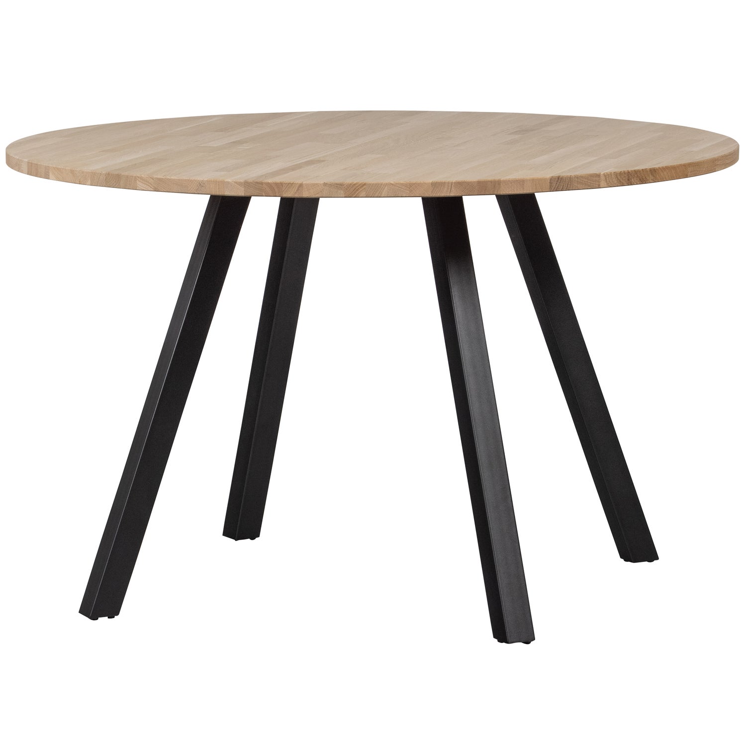 Combi-Tablo: Rond Eiken O120 Onbeh & 2-Standen Vierk [Fsc] afbeelding