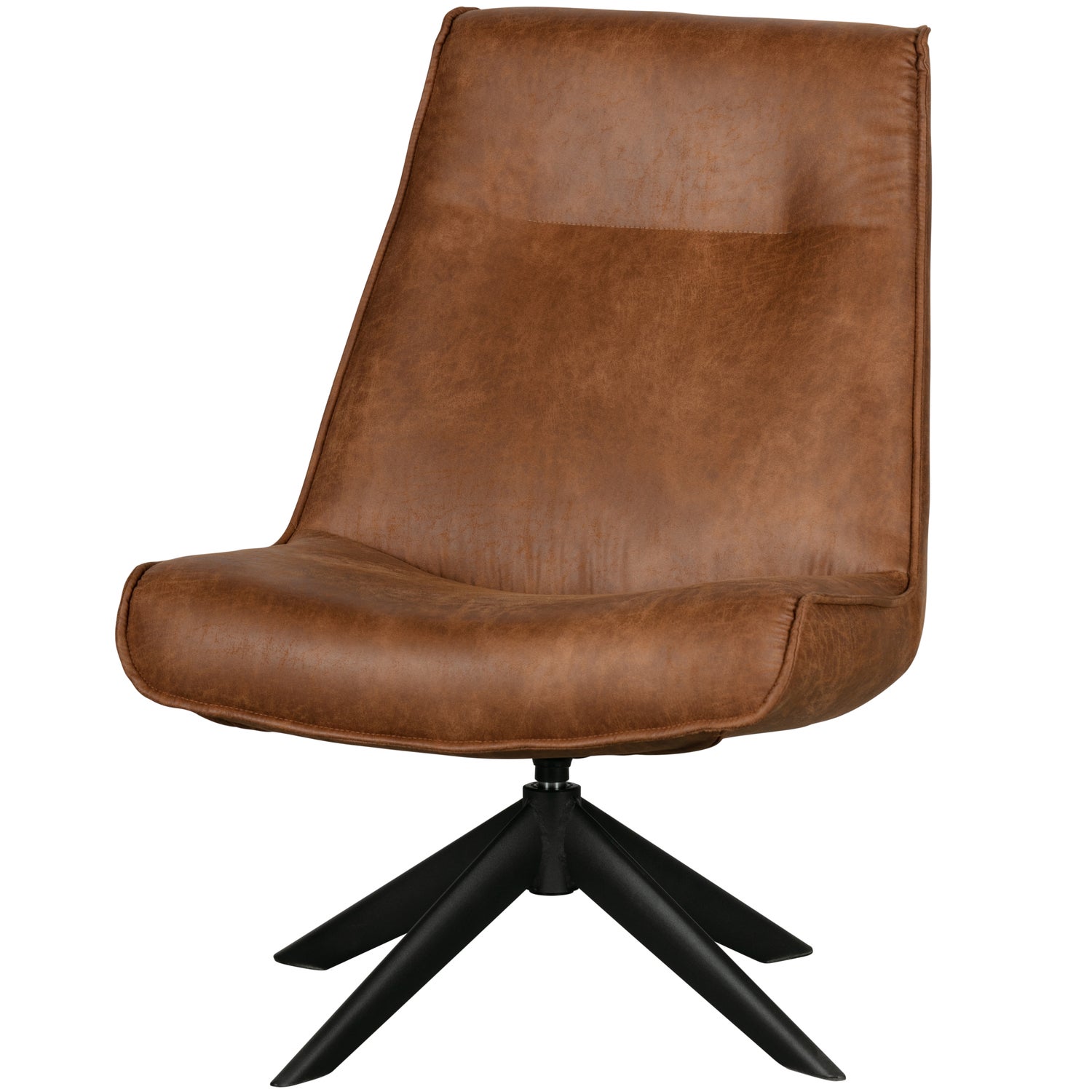 Draaifauteuil Skyler Kunstleer Cognac afbeelding