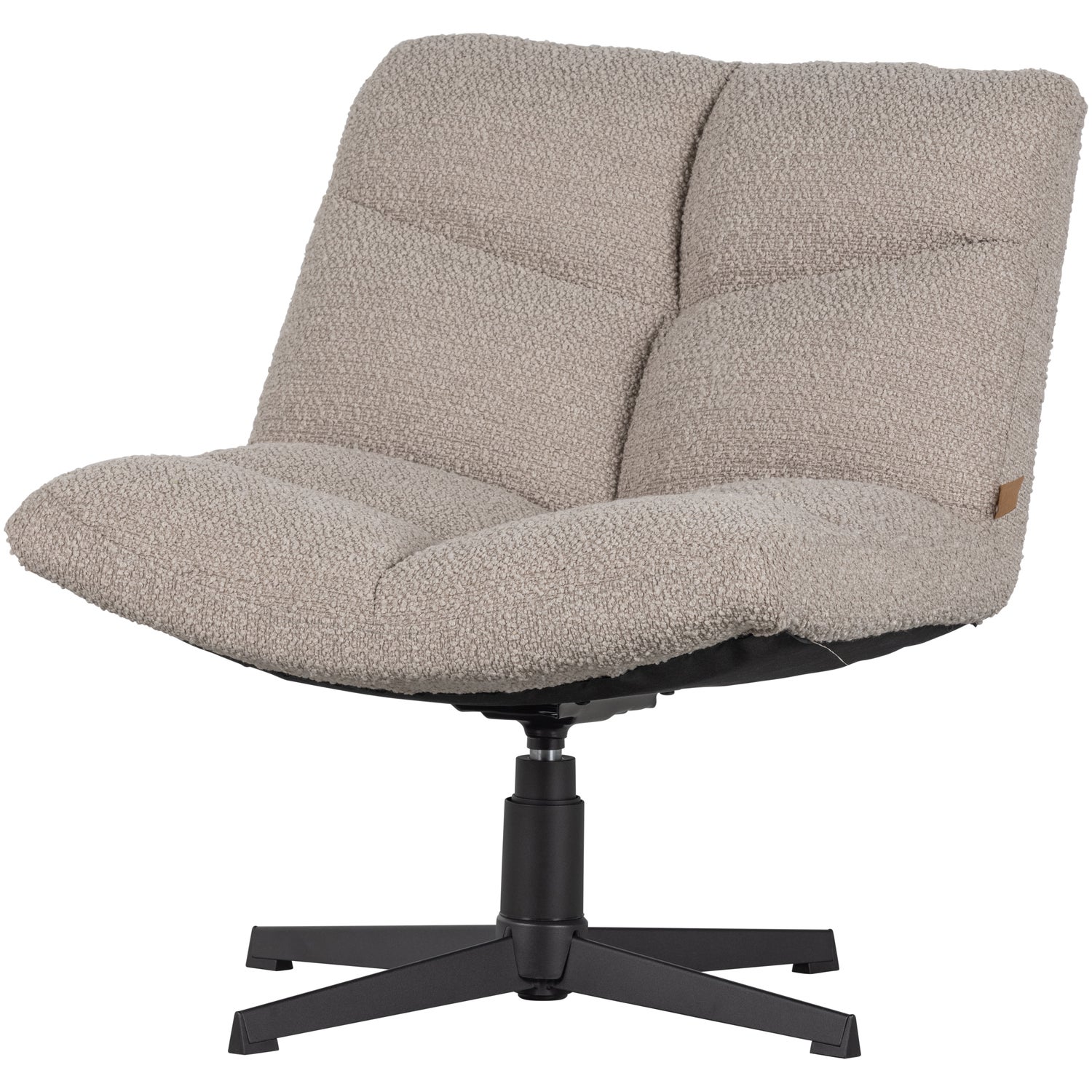 VINNY DRAAIFAUTEUIL BOUCLE ZAND afbeelding