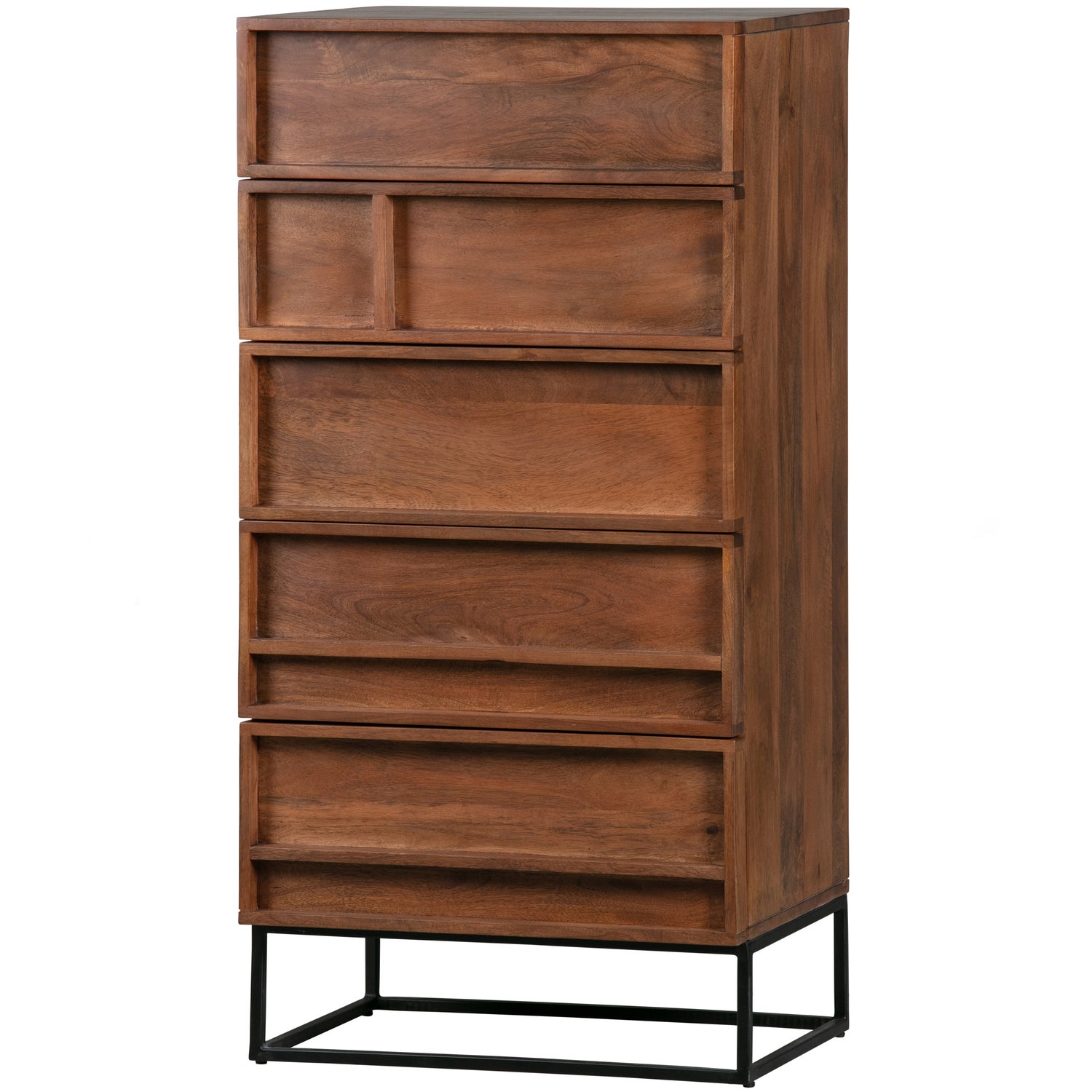 FORREST 5-LADENKAST MANGO HOUT NATUREL afbeelding