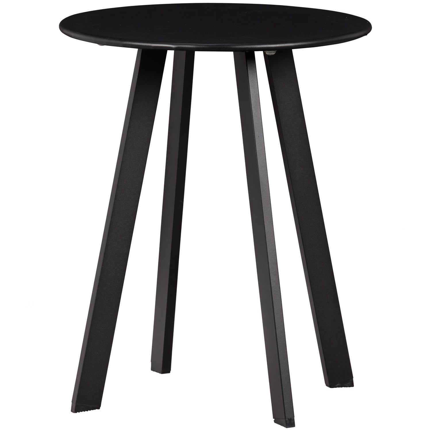 WOOOD Bijzettafel Fer Metaal Zwart O40Cm