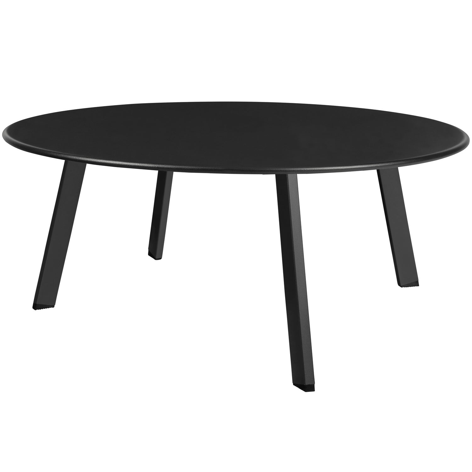 WOOOD Bijzettafel Fer Buiten Metaal Zwart O70Cm