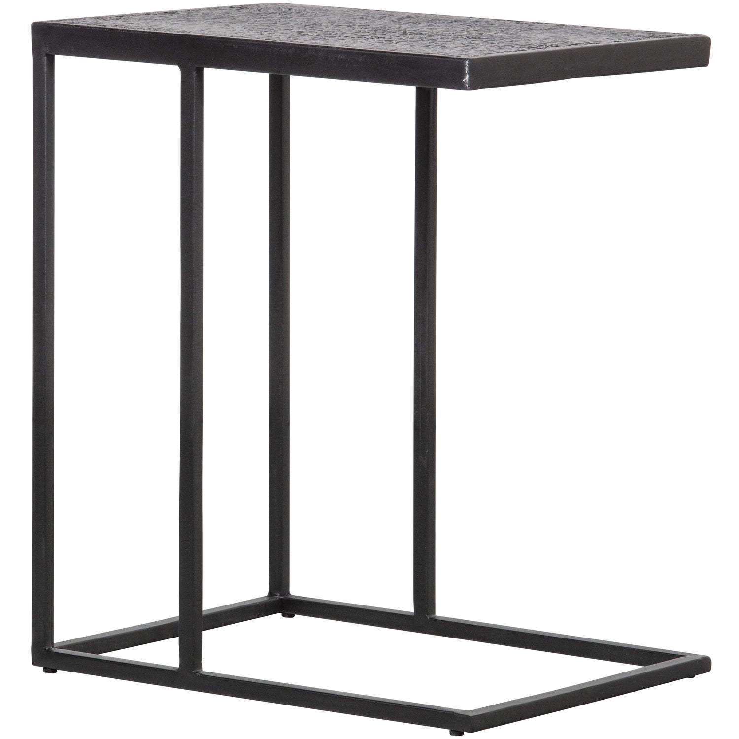 WOOOD Bijzettafel Febe U-Vorm Metaal Zwart