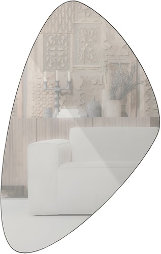 Spiegel Philou Zwart 80x50cm