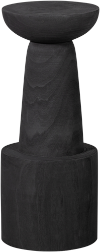 Barkruk Bink Hout Zwart 76xO32cm 