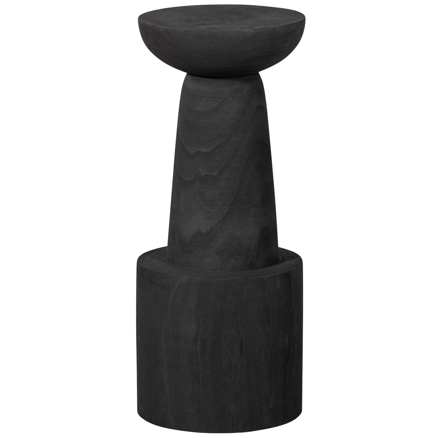 WOOOD Barkruk Bink Hout Zwart 76xO32cm